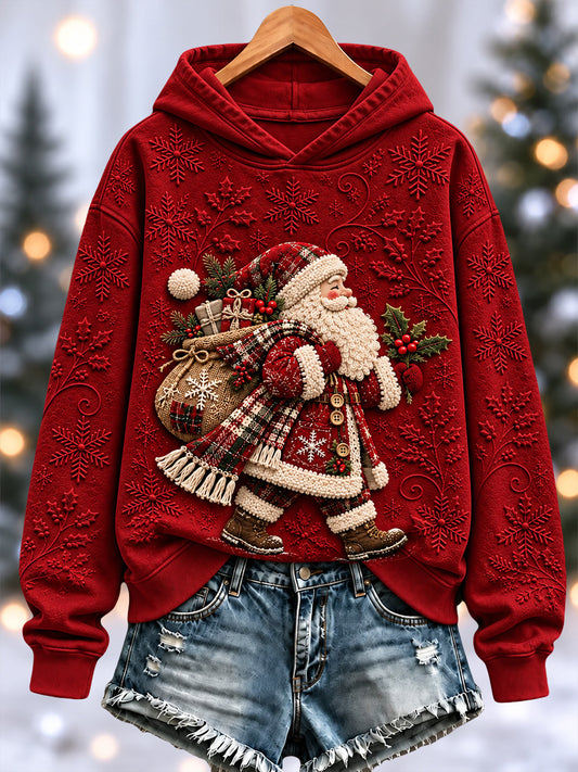 Women's Christmas Print Hoodie