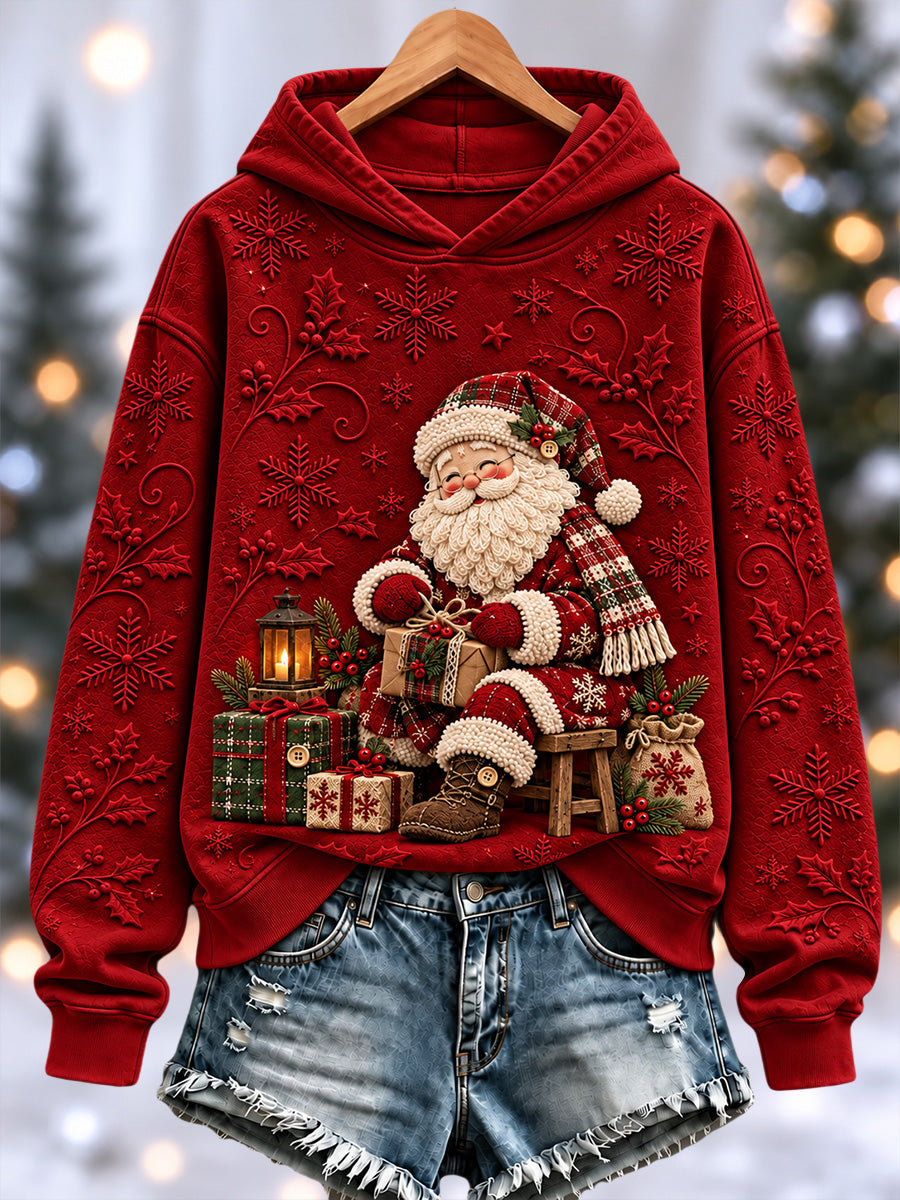 Women's Christmas Print Hoodie